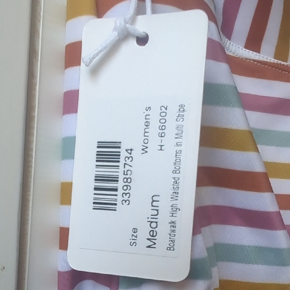 Striped Multicolor Bikini Set - Picture 2 of 7